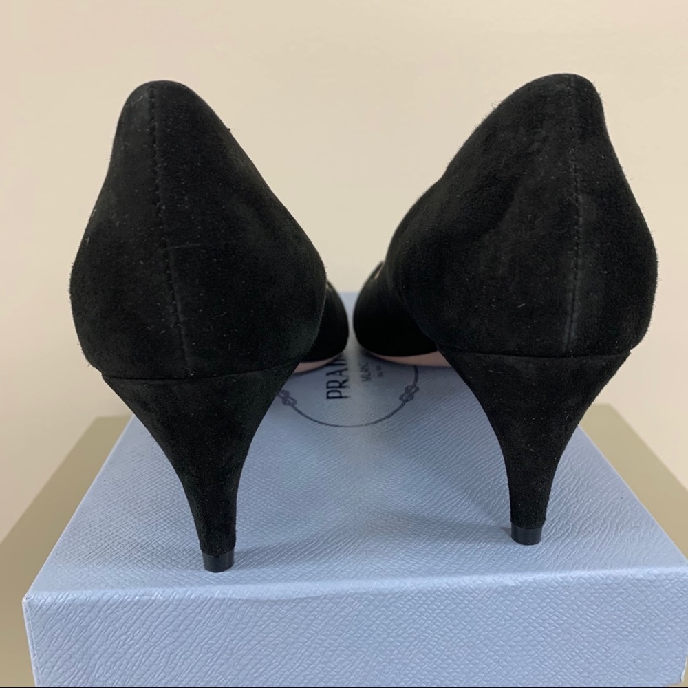 Prada Camosico Heels in Nero/Black - Picture 3 of 7